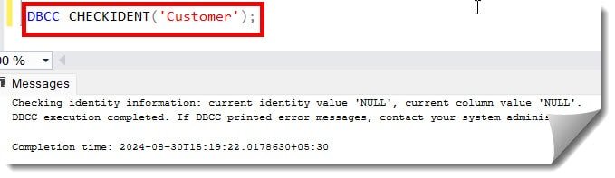 Add identity column to existing table in SQL server