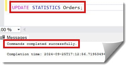 How To Update Statistics On A Table In SQL Server