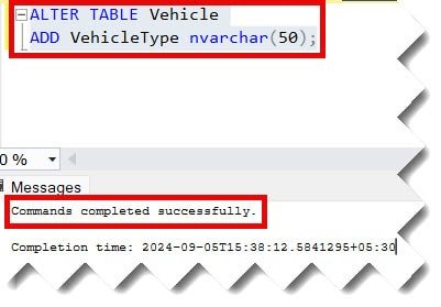 How to add a column to a table in SQL Server