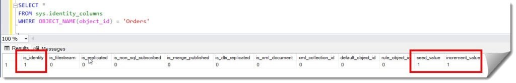 How to check if column is identity in SQL Server