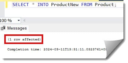 How to copy one table to another in SQL Server