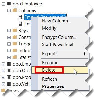 How to remove identity column in SQL Server