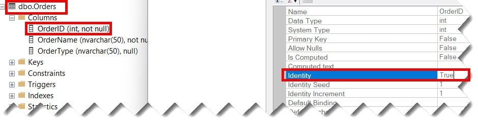 turn off identity column in SQL Server