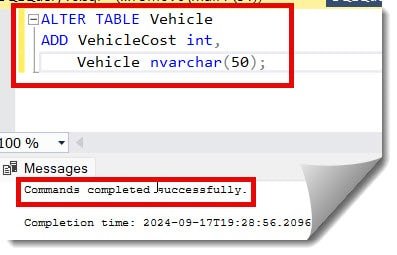 how to add another column to sql table