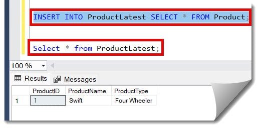 How to copy one table to another in SQL