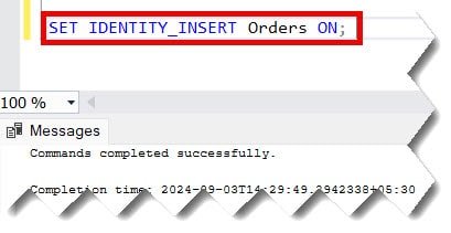 how to insert values into table with identity column in sql server