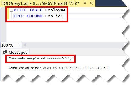 How to remove identity column in SQL Server