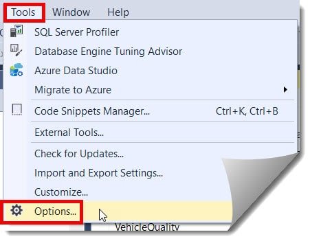 saving changes is not permitted sql server 2022