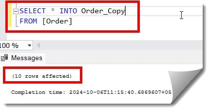 How To Duplicate A Table In SQL Server