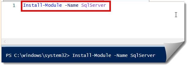 Install-Module -Name SqlServer