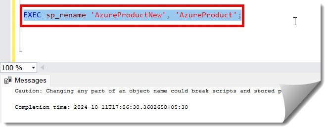 SQL Server Column Position