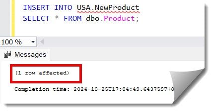 change schema of a table in sql server