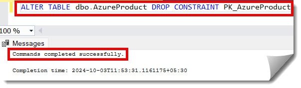 drop all constraints on a table sql server