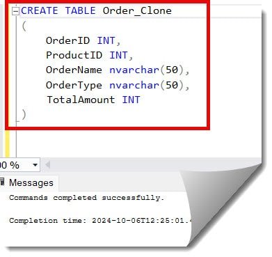 duplicate table sql server