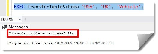 how to change schema of table in sql server