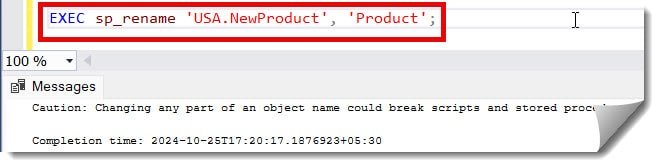 how to change the schema of a table in sql