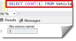 how to check table row count in sql server