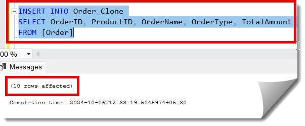 how to duplicate table in sql server