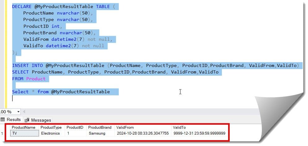 How To Save Query Results As Table In SQL