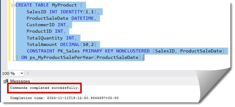 table partitioning in sql server with example