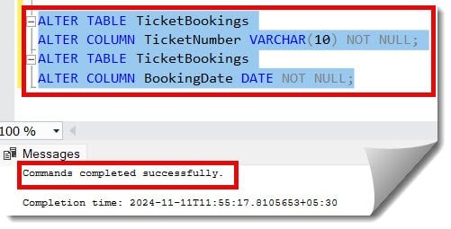 cannot define primary key constraint on nullable column in a table