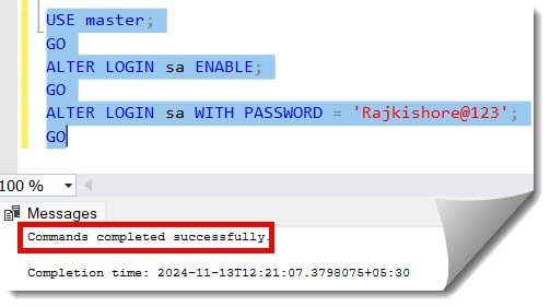 How To Enable SA Account In SQL Server