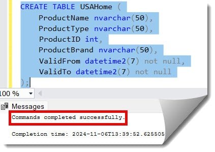 how to save table in sql server management studio