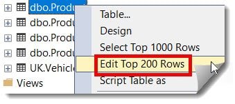 how to view table data in microsoft sql